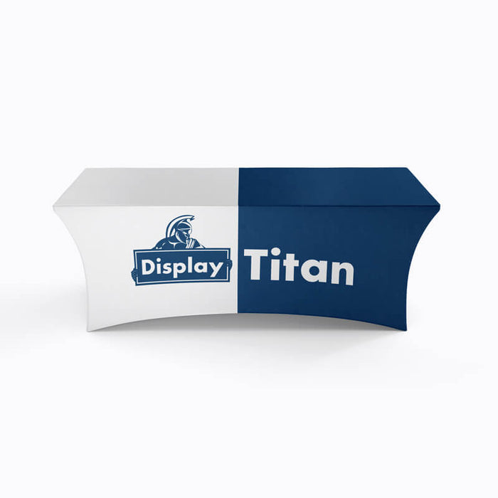 Custom stretch tablecloth store
